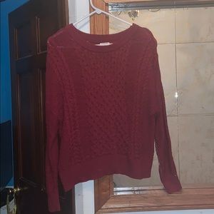 cozy knitted sweater